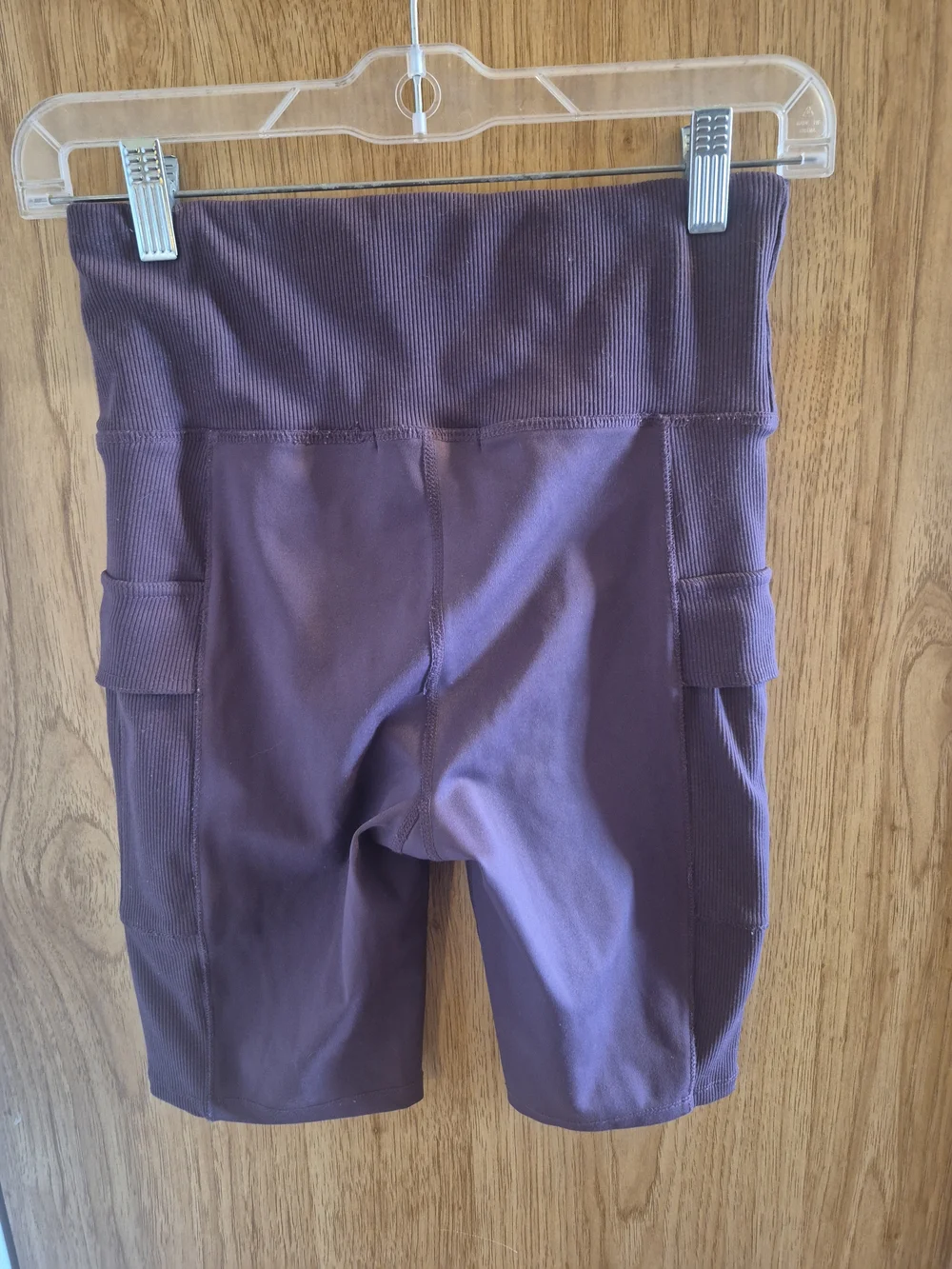 Zobha High-Waist Bike Shorts — Deep Plum